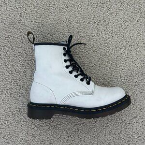Dr. Martens White Boots